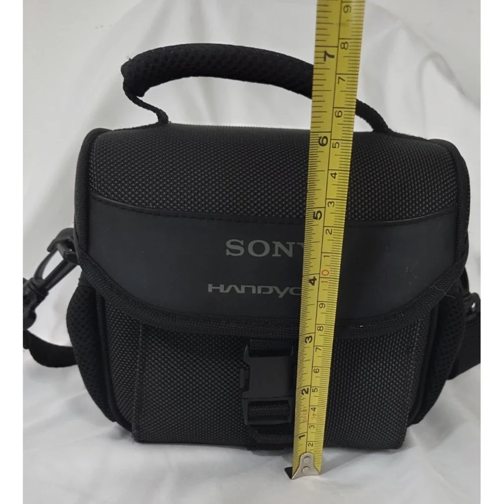 Sony HandyCam Camcorder Padded Carrying Soft Case Camera Bag Black with strap